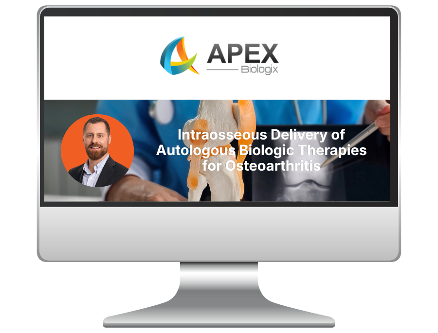 Intraosseous Delivery of Autologous Biologic Therapies for Osteoarthritis (9)